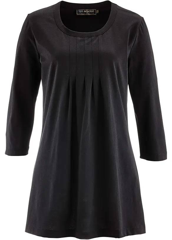 T-shirt long 100% coton, bonprix