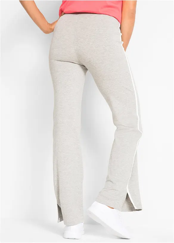Lot de 2 pantalons en jersey coton extensible, bonprix