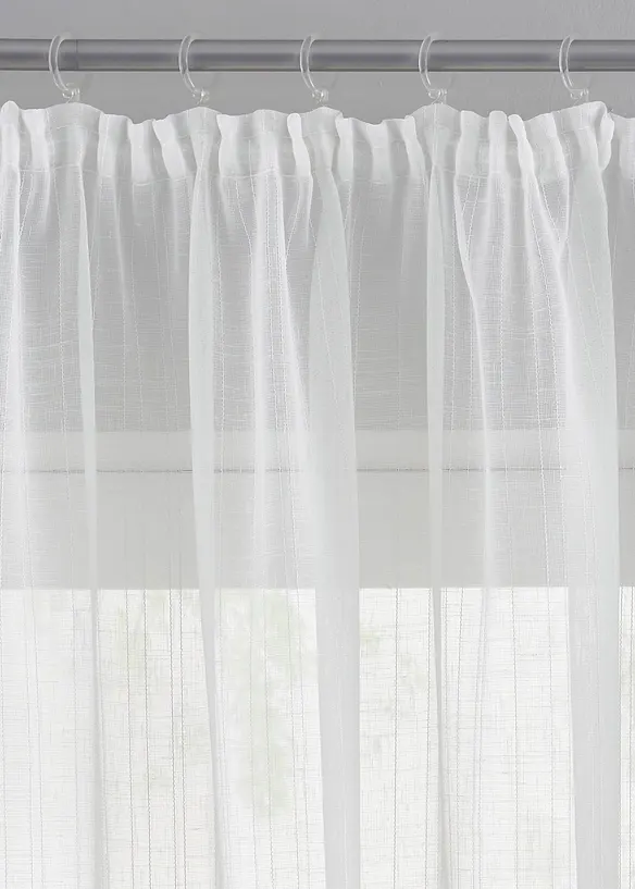 Voilage jacquard contenant du polyester recyclé, bonprix