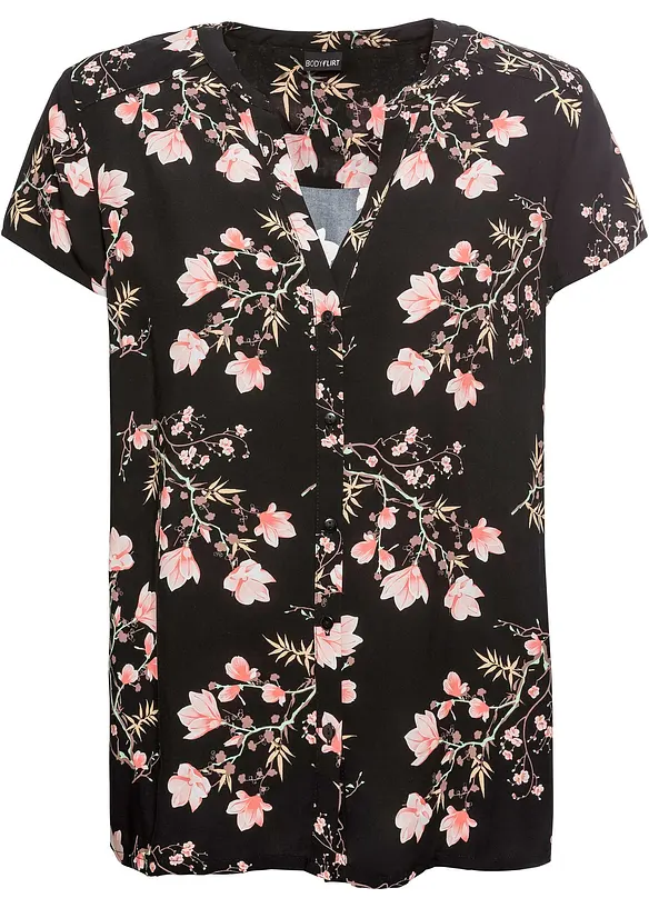 Chemisier manches courtes 100% viscose, bonprix