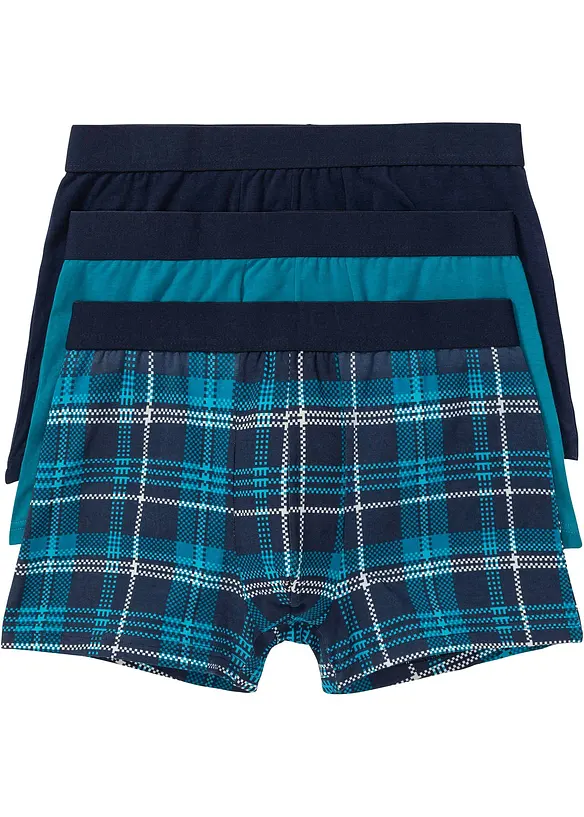 Lot de 3 boxers coton, bonprix