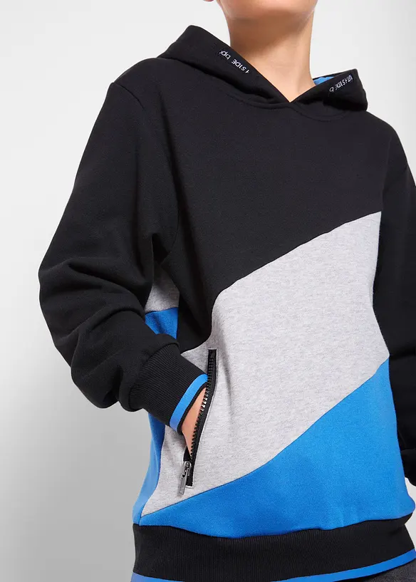 Sweat à capuche 100% coton, bonprix