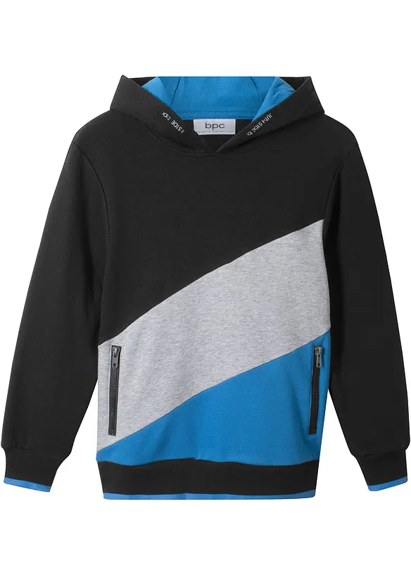 Sweat à capuche 100% coton, bonprix