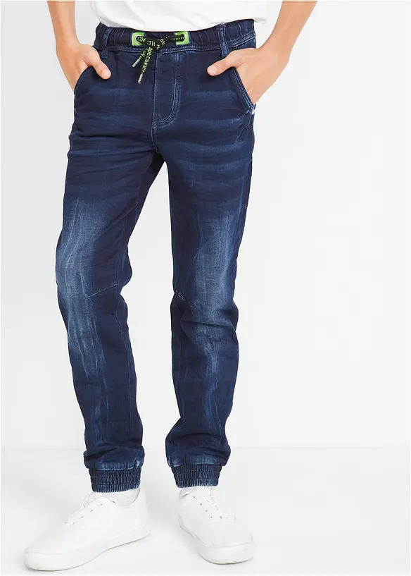 Jean en molleton Regular, fuselé, bonprix