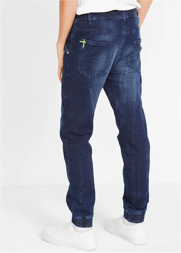 Jean en molleton Regular, fuselé, bonprix
