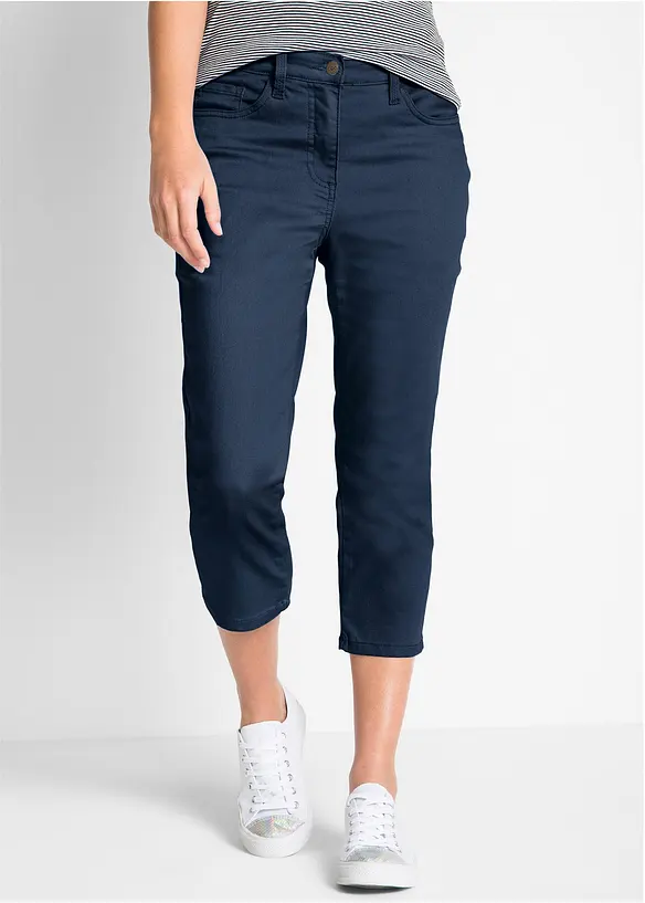 Jean droit, taille mi-haute et confortable, bonprix