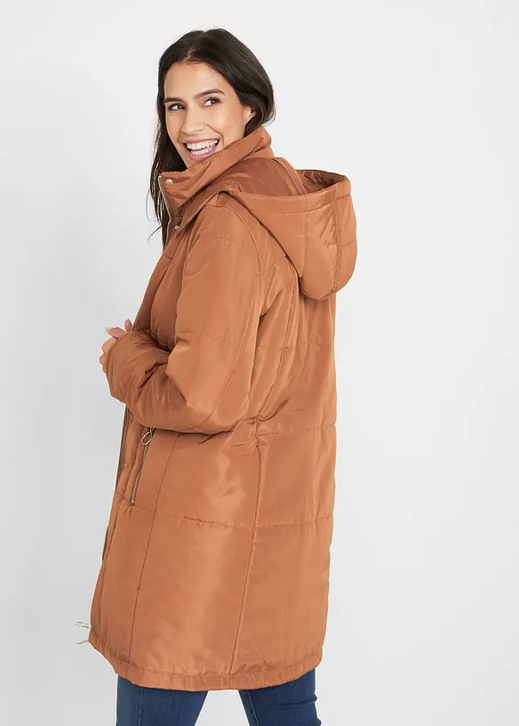 Manteau matelassé à capuche, rembourré, bpc bonprix collection