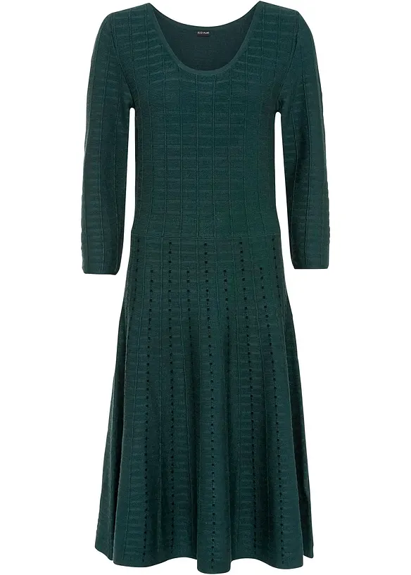 Robe fluide en maille, bonprix