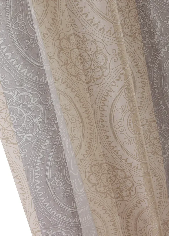 Rideau à rayures avec polyester recyclé (1 pce), bonprix