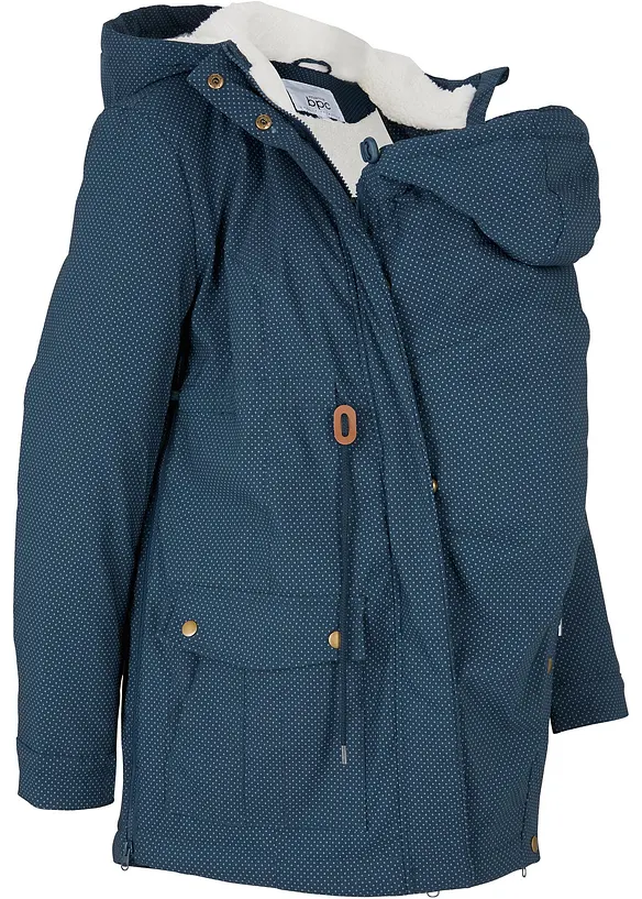 Veste de grossesse et de portage 3en1 avec doublure peluche, bonprix