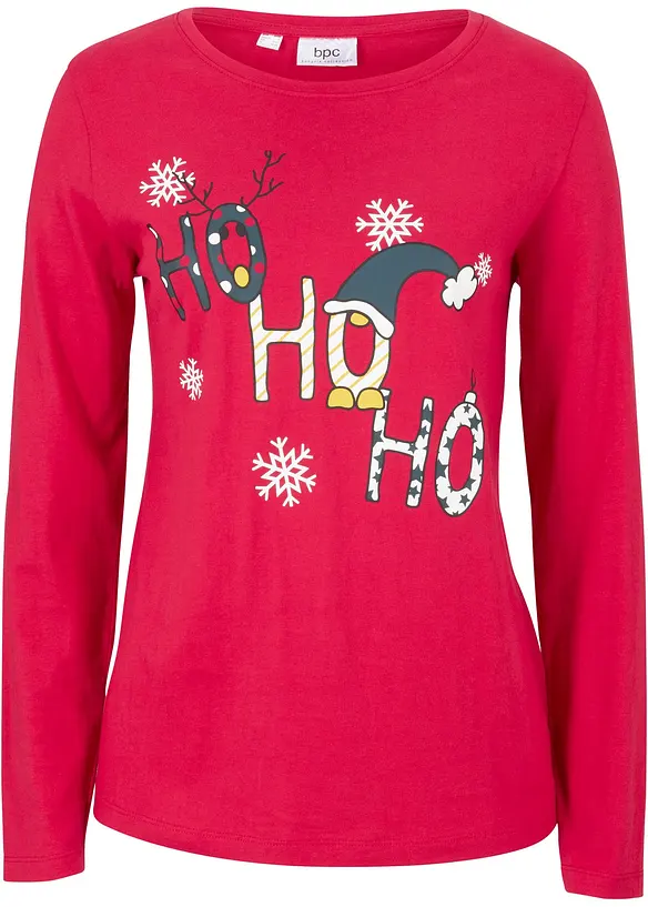 T-shirt de Noël manches longues, bonprix