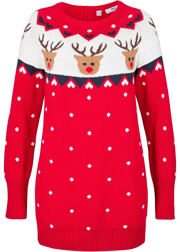 Pull de Noël renne, bonprix