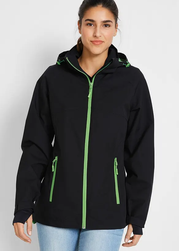 Veste technique imperméable à détails réfléchissants, bonprix