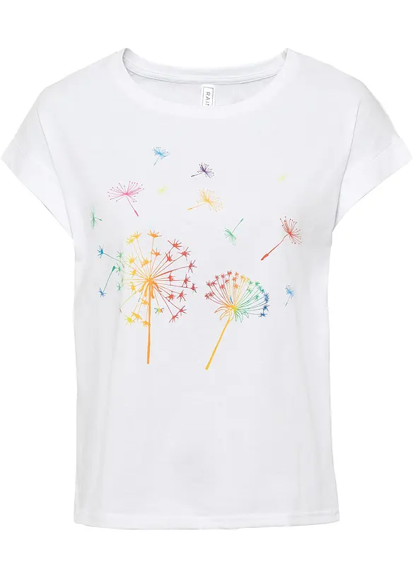 T-shirt à imprimé floral, bonprix
