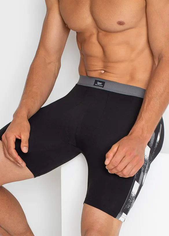 Lot de 2 boxers longs coton, bonprix