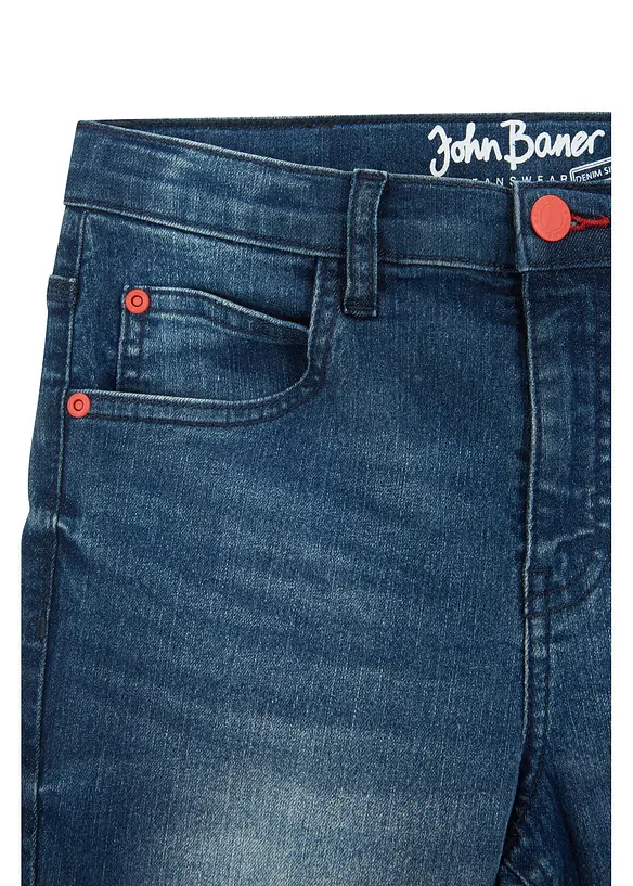 Jean garçon avec délavage cool, Slim Fit, John Baner JEANSWEAR