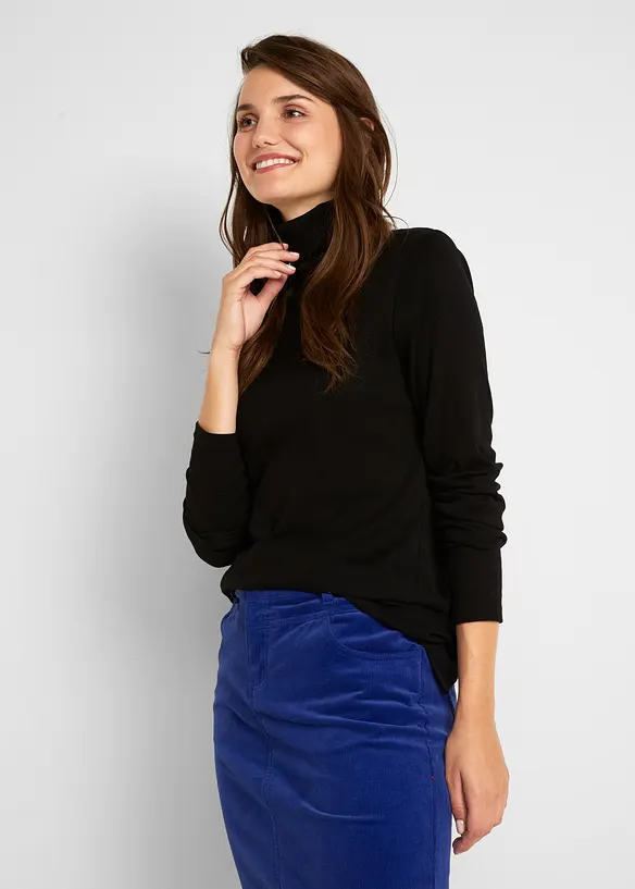 T-shirt manches longues 100% coton, bonprix