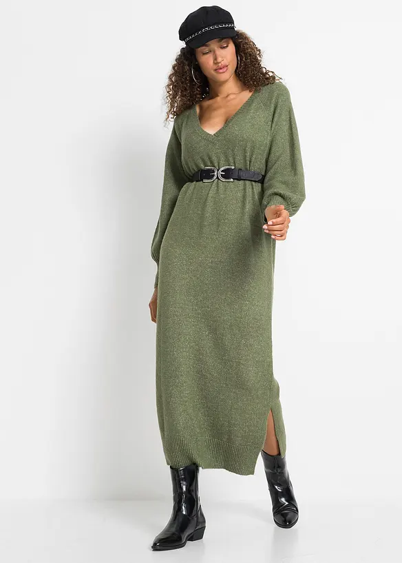 Robe oversize en maille, bonprix