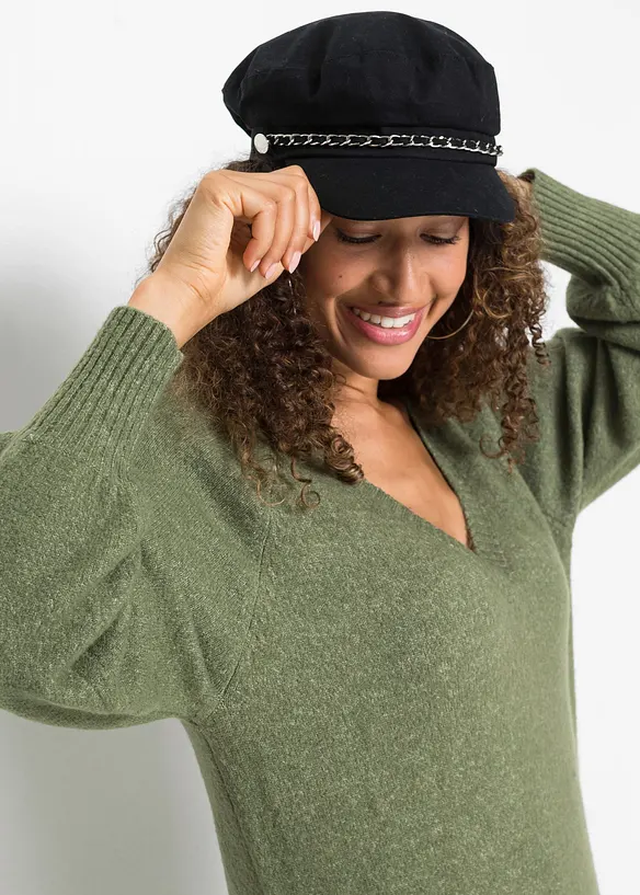 Robe oversize en maille, bonprix