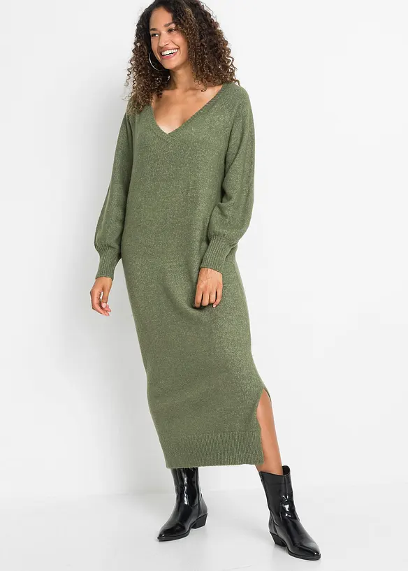 Robe oversize en maille, bonprix
