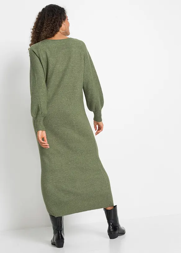 Robe oversize en maille, bonprix