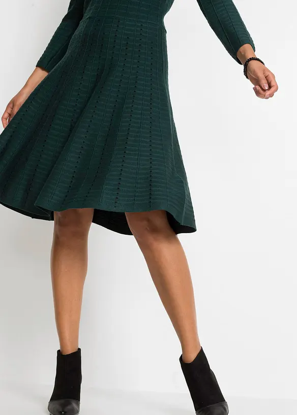 Robe fluide en maille, bonprix