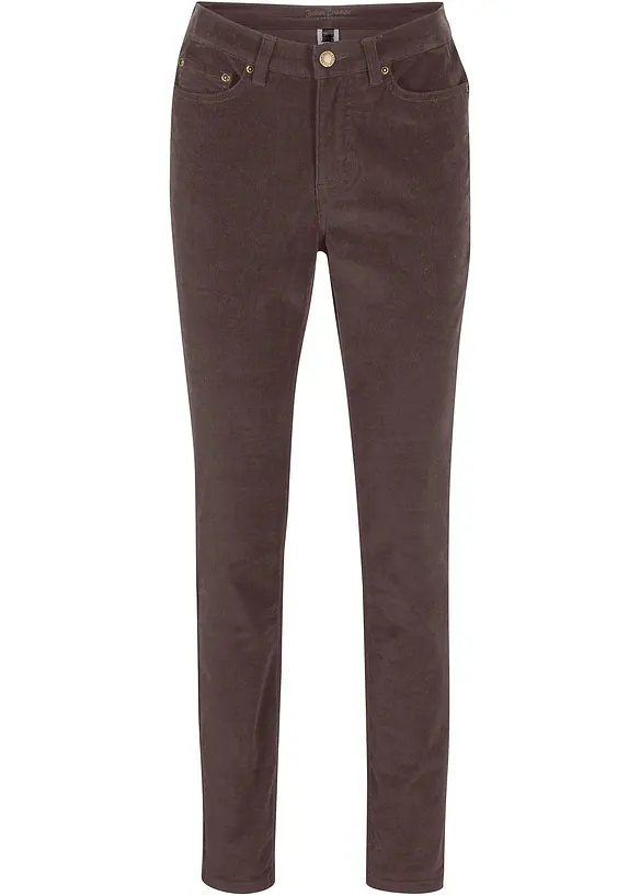 Pantalon skinny en velours côtelé extensible, bonprix