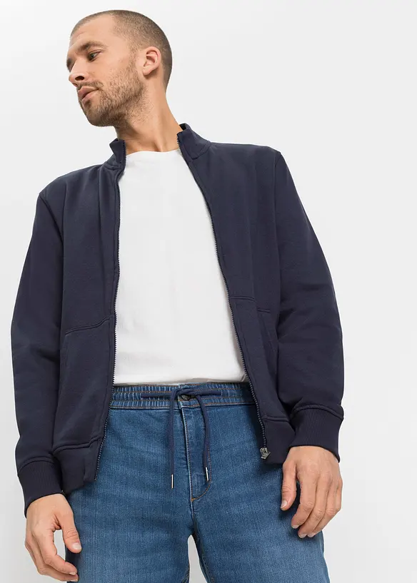 Jean jogger droit et léger à taille élastiquée, Regular, bonprix