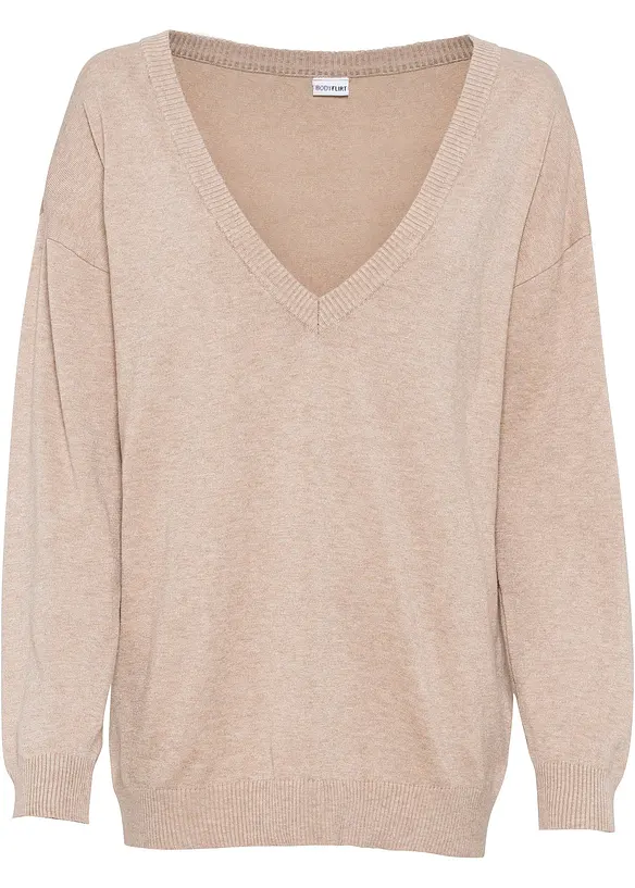 Pull oversize en viscose mélangée, bonprix