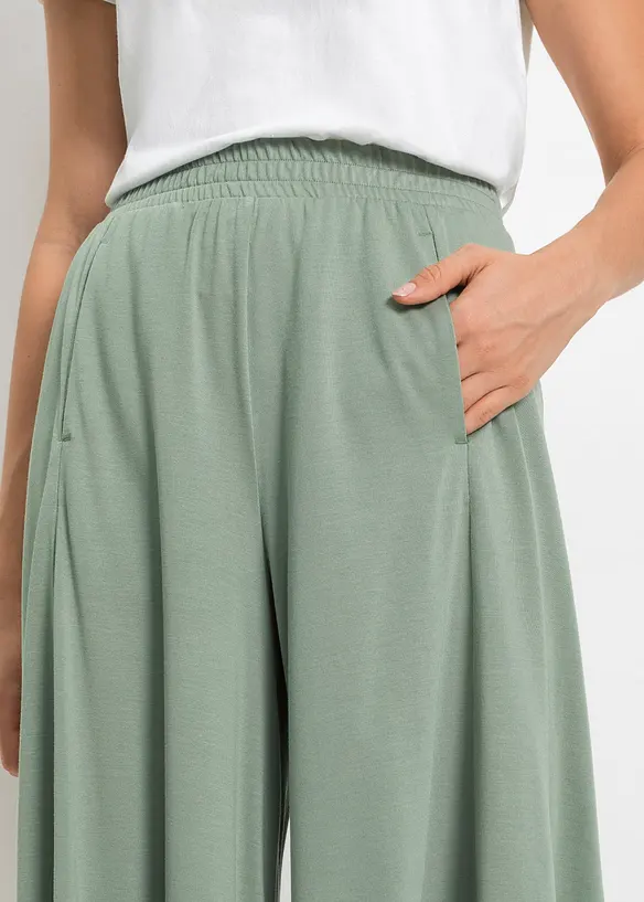 Jupe-culotte en jersey, jambes larges, bonprix