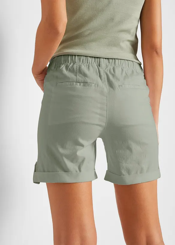Bermuda coton avec taille élastiquée, bonprix