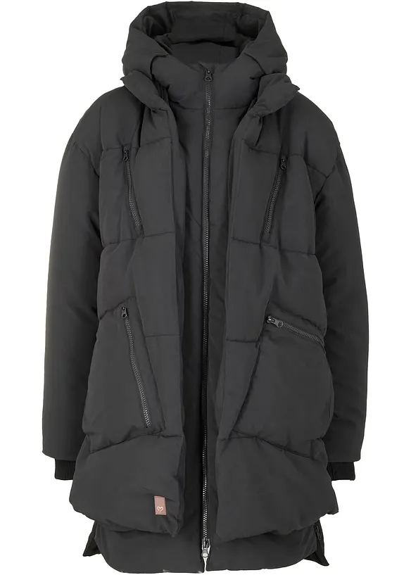 Veste d’hiver oversize à capuche, bonprix