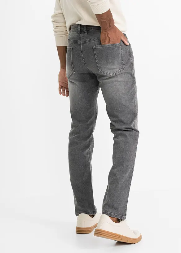 Jean droit extensible coupe ventre confort, Regular, bonprix