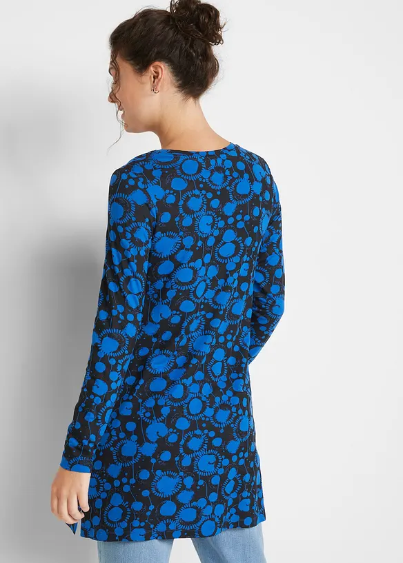 T-shirt long en viscose extensible, bonprix