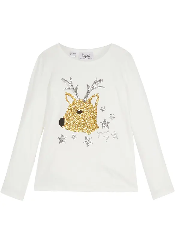 T-shirt manches longues 100% coton, bonprix