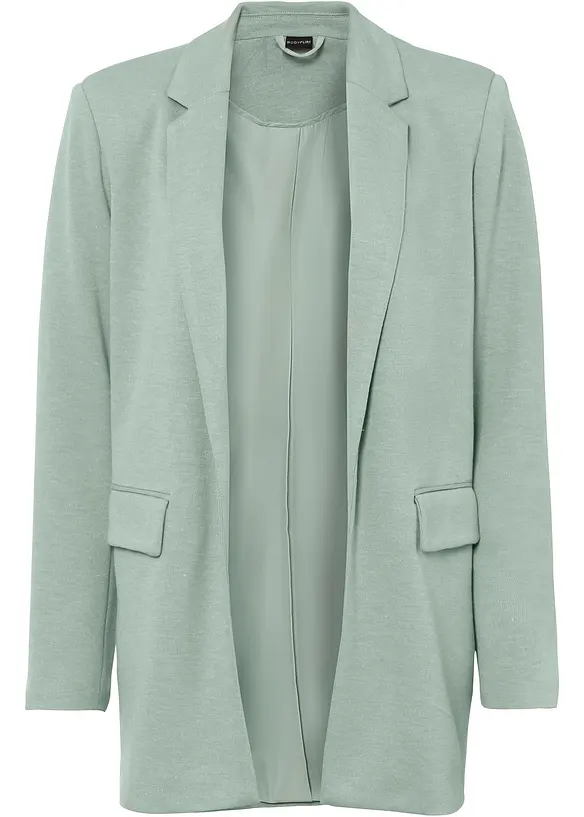 Blazer long en jersey avec poches, bonprix
