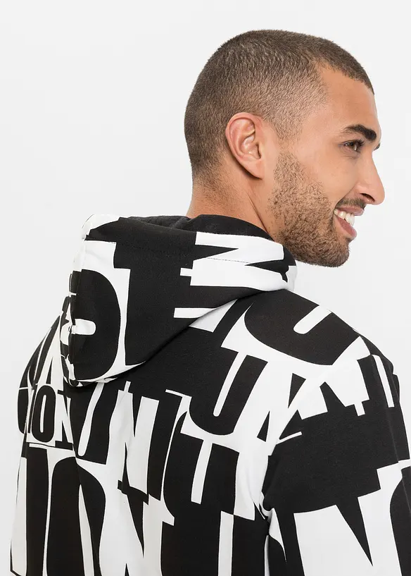 Sweat à capuche en coton, bonprix