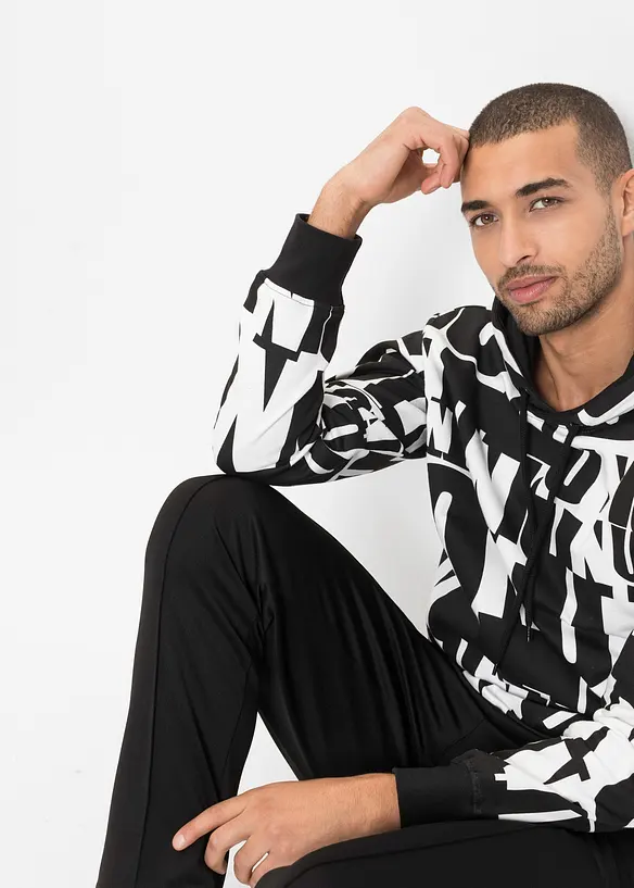 Sweat à capuche en coton, bonprix