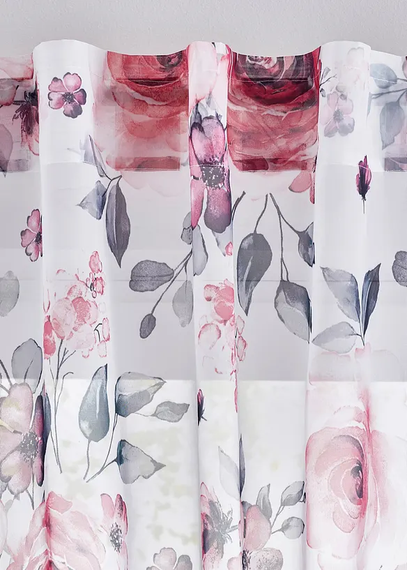 Voilage à imprimé floral (1 pce), bonprix