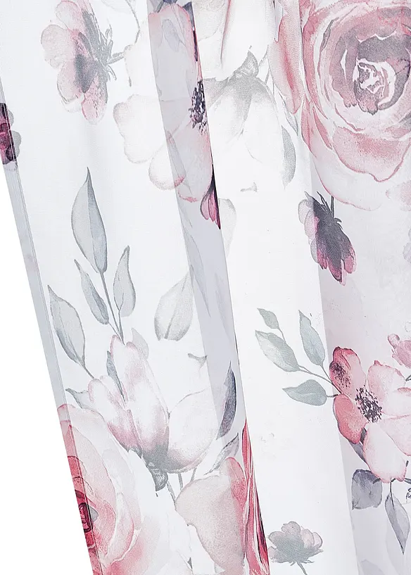Voilage à imprimé floral (1 pce), bonprix