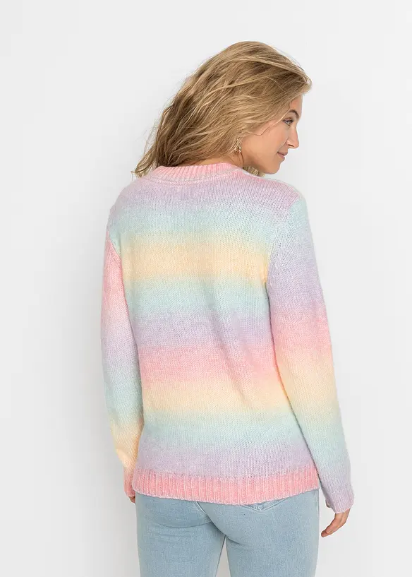 Pull doux en grosse maille contenant de la laine, bonprix