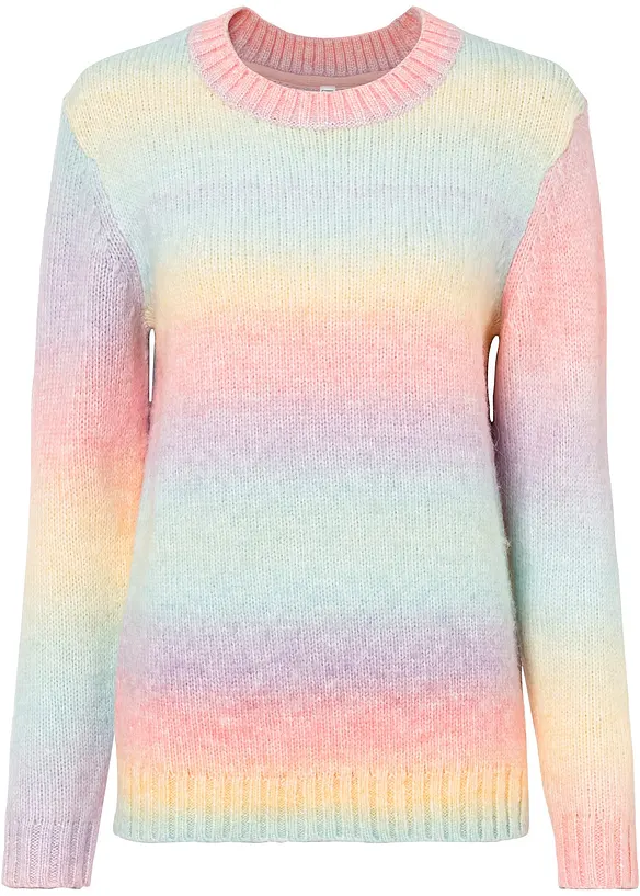 Pull doux en grosse maille contenant de la laine, bonprix