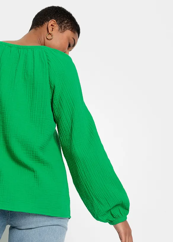 Blouse en gaze de coton, bonprix