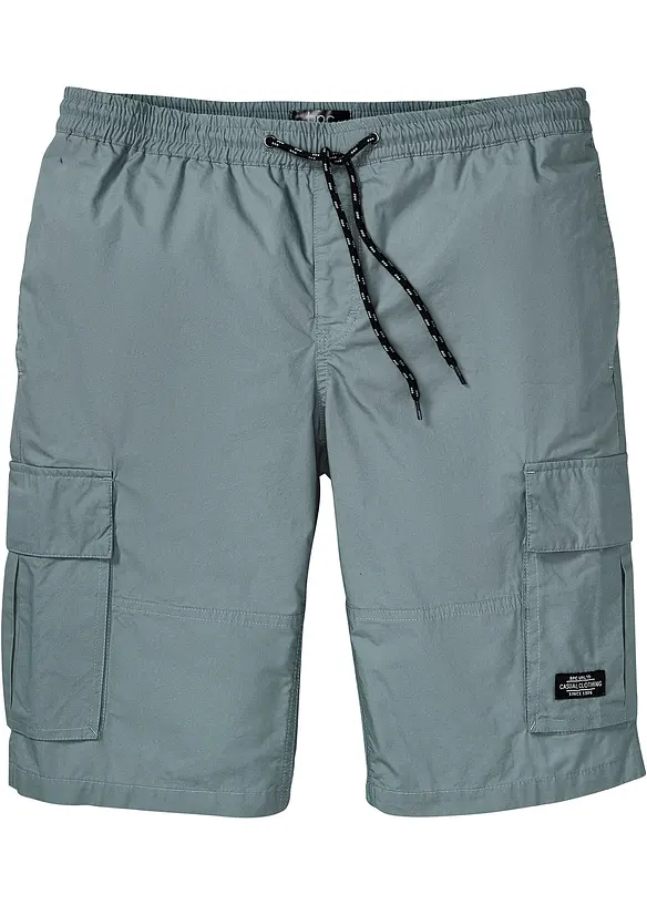 Bermuda cargo à taille élastiquée, Regular, bonprix