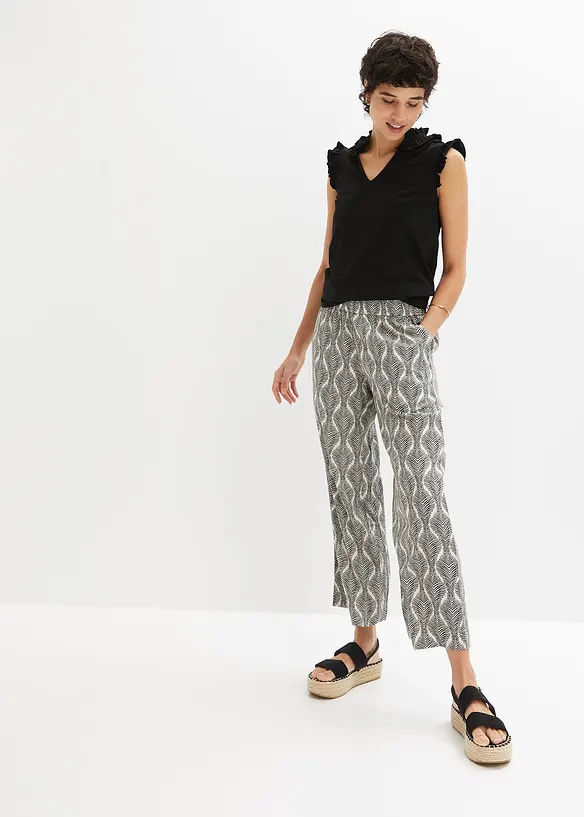 Pantalon taille extensible, bonprix
