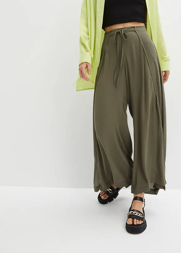 Pantalon fluide en viscose, bonprix
