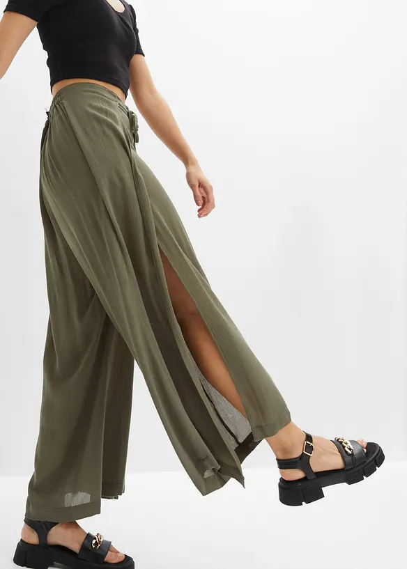 Pantalon fluide en viscose, bonprix