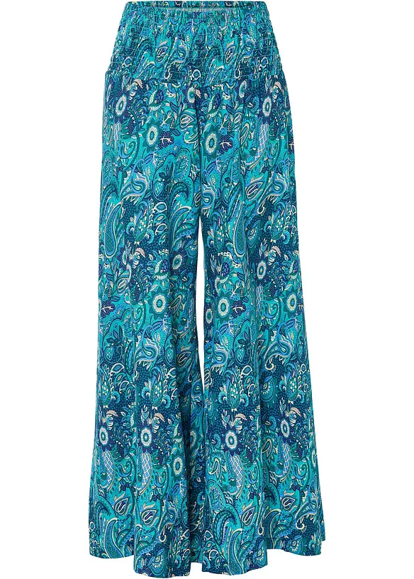 Pantalon palazzo en viscose fluide, bonprix