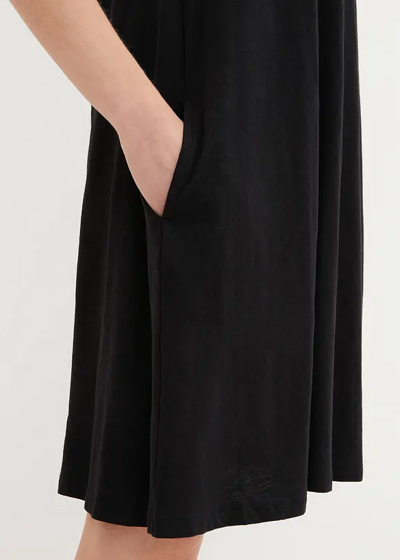 Robe fluide en coton flammé, bonprix