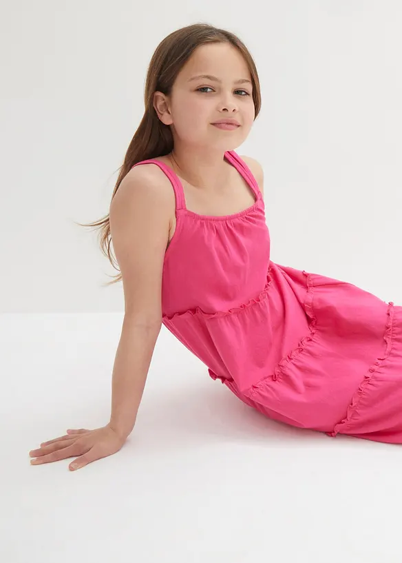 Robe 100% coton à bretelles, bonprix